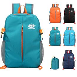 Backpacking Packs 25L Lightweight Folding Waterproof Outdoor Sports Leisure Ryggsäck Unisex Vandring Fitness Camping Climbing Travel Bag 230824