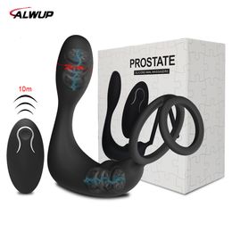 Briefs Panties Male Prostate Massager Bluetooth App Vibrators Sex Toys for Men Masturbator Anal Butt Plug Goods Products Adults 18 230824
