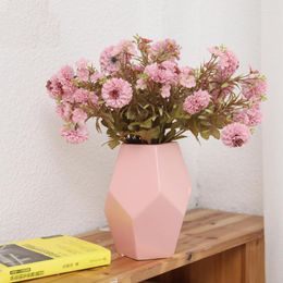 Decorative Flowers 1 Pcs Artificial Hydrangea Fake Bouquets Study Home Decoration Party Office Wedding Livingroom Accessories