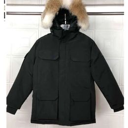 Men's Jackets Winter Cotton Women's Parka Coats Fashion Outdoor Windbreakers Couples Thickened Canadian Goose Coats Tops Outwear Parka75