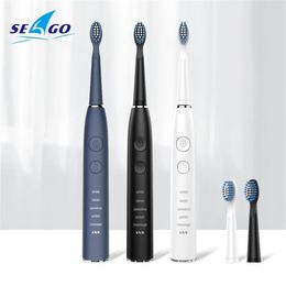 Toothbrush For Electric Toothbrush Smart Rechargeable Sonic for 5 modesclean gift Set with 4 Brush Heads 1 Interdental brush SG575tool 230824