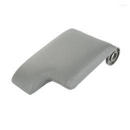Interior Accessories Car Leather Armrest Cover Plate For E46 3 Series 1998-2005 Left Hand Drive Black/Grey/Beige Auto