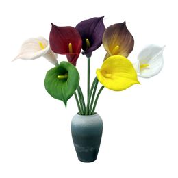 Dekorative Blumen künstlicher PU Großer Calla Lily Design Blumen für Familienfeiern