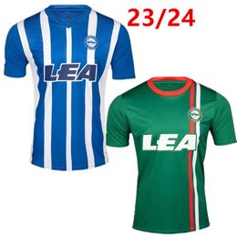 2023 2024 Deportivo Alaves soccer jersey 23 24 Camiseta de futbol LEJEUNE DUARTE ABQAR RIOJA SYLLA DE LA FUENTE ALKAIN GURIDI men football shirt