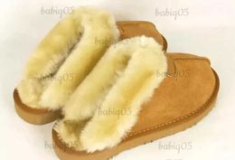 Slippers Men Slippers Warm Cow-Suede Slippers Men Womens Slipper Womens Boots Snow Boots Brand Designer Indoor Cotton Slippers Leather Slipper babiq05