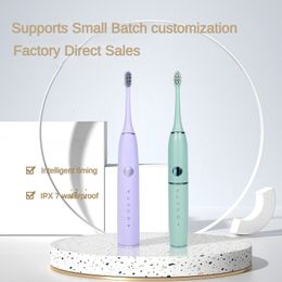 Toothbrush Ultrasonic Adult Electric Toothbrush Smart Teeth Brush Sonic Type-C Charging Waterproof Whitening Gift Replacement Heads 230824