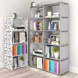 Storage Holders Simple Floor-To-Ceiling Bookcase Desk Storage Locker Desk Bookcase Children Bookcase Living Room Shelving Racks HKD230823