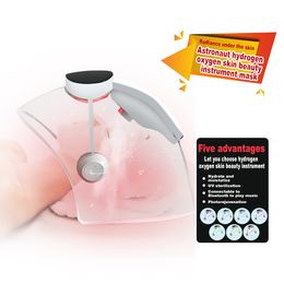 Skin Rejuvenation Hyperbaric Oxygen Jet mask Therapy LED Light Facial Mask 3 in 1 Oxygen Facial Machine with Music Connection professional use for salon