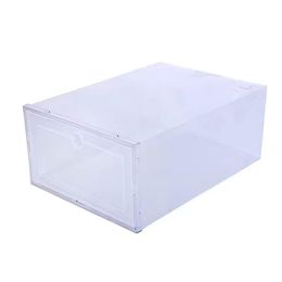 Aufbewahrungsboxen Behälter verdicken klare Plastikschuhkartons staubfeste Sneaker -Derer transparent stapelbare Schuhe Behälter C6 Drop Lieferung Hom Dhung
