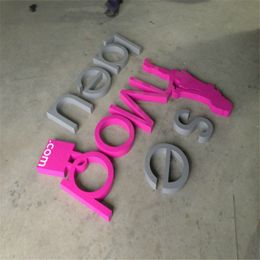 Factory Outlet Outdoor seamless welding precision grinding painted stainless steel letters, dimensional words