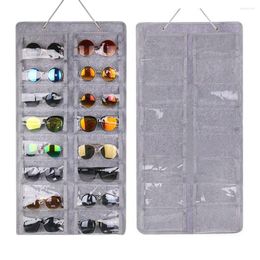 Storage Boxes Wear-resistant Sunglasses Organizer Save Space Eyewear Display Folded Wall Mounted Hanging