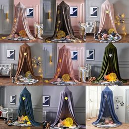 Crib Netting Children's Bed Canopy Baby Crib Bed Child Curtain Hung Dome Mosquito Net Kids Girl Boy Play Tent Living Room Bedroom Decoration 230823