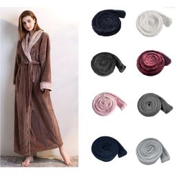 Belts Women Men Plush Flannel Robe Belt Adult Unisex Solid Color Soft Breathable Home El Bathrobe Tie Waist Replacement