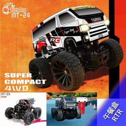 Electric/RC Car RC Car KKPIT TIGER DOG MT24 Remote Control 4WD Electric Model Car OffRoad Vehicle Children's Toy Gift x0824 x0824