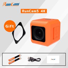 Weatherproof Cameras Action Camera 4K 2 7K 60FPS RunCam 5 Orange Black RunCam5 Stabilizer Sport Drone RC Car for FPV EIS 128G Hero Session 230823