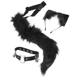 Brooches Animal Tail Decorative Animals Costume Ear Headbands Headband Props Furry