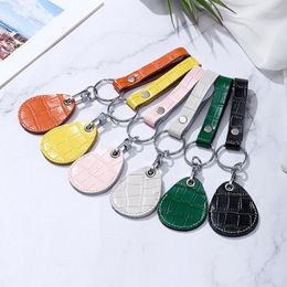 Keychains Rectangular Access Card Sleeve Key Chains For Women Colourful Alligator Pattern Keychain Accessories High-quality Leather Keyring