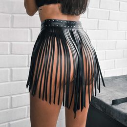 BDSM Bondage Leather Skirt Harness Waist Belts Women Sexy Body Underwear Punk Goth Erotic Lingerie Toy Sex Shop Accessories