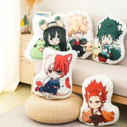 Plush Dolls 45cm My Hero Academia Anime Toys Boku Yoh Asakura Katsuki Bakugo S o Toooroki Pillow Cartoon Stuffed Girl Kids Gift 230823