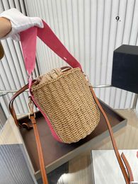 Designer Bag Tote New Grass Woven Bags Basket Bag Crossbody Bags Shopping Purse Women Handbag Beach Vacation Wallet