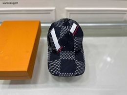 23ss designer women hat fashion Contrast checkered design men cap high quality Ball Cap Including box Preferred Gift