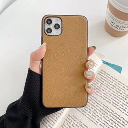 Designer Cell Phone Cases for Apple iPhone 14 13 12 11 Pro Max XR XS 7 8 Plus Luxury PU Leather Floral Grid Print TPU Mobile Back Covers Shell Fundas Coque Coffee Big Flower