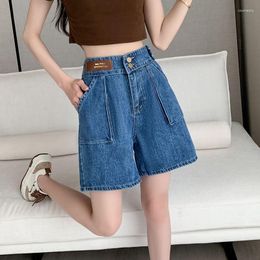 Women's Shorts Loose Jeans Summer Thin 2023 High Waist Fat Girls Slimming Fashion Women