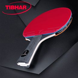 Table Tennis Raquets TIBHAR Racket Pimplesin Ping Pong Rackets Hight Quality Blade 6789 Stars With Bag 230824