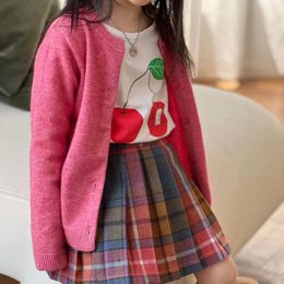 Clothing Sets in stock 2023 Baby Girls Clothes Print Floral Shirts Kids Dress for Long Sleeve Cherry Top Boys Pants 230823