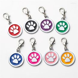 Dog Tag Wholesale 100 Pcs Shape Collar Stainless Steel Cat Pet Accessories ID Name Telephone Personalized
