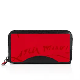 Luxus -Designer -Brieftasche Nieten Handheld -Tasche Europäische amerikanische Brieftasche Red Bottom Reißverschlussbeutel Luxus Herren Brieftasche Mode -Fashion -Kartenhalter mit Schachtel