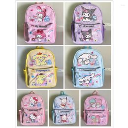 School Bags Cartoon Clow M Schoolbag Boys 'And Girls' Backpacks Double Grid Travel Bag Primary Student Grade 1-6 Backpack