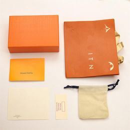 Luxury designer BOX Branded Set Accessories Packaging Only Box 9styles Bracelet236u