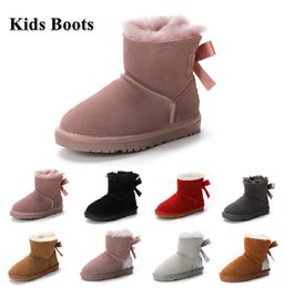 Crianças Botas de arco quente Crianças Classic Mini Half Snow Bott Winter Winter Ful Ful