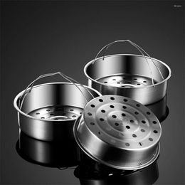 Double Boilers Steam Rice Cooker Steamer Bamboo Basket Dumpling Dim Sum Stainless Steel Thicken Deepen Household With Non Slip Handle