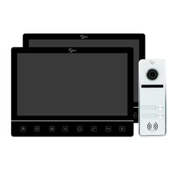 Latest Anjielosmart 10.1 inch Touch Monitor 1080P Support TUYA 2-door Outdoor station Video Intercom For Apartment