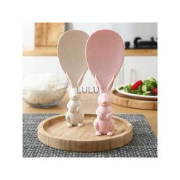 Vertical rabbit rice spoon non sticky electric rice cooker rice shovel accessoires de cuisine kitchen items HKD230810