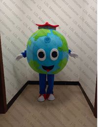 globe Mascot Costume Christmas Fancy Dress Halloween Mascot Costume Free Ship