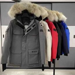 Mens Jacket Women Down Hooded Warm Parka Men Canadian Goose Jackets Letter Print Clothing Outwear Outdoor Sports Thick Coat Parkas56