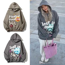 Mens Womens Hoodies Fashion Cartoon Hoodie Hip Hop Autumn Winter Street Round Neck Long Sleeve Hooded Pullover Clothes Sweatshirts Jumpers