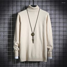 Men's Sweaters Men Cashmere Sweater Autumn Winter Soft Warm Jersey Jumper Robe Hombre Pull Homme Hiver Pullover Turtleneck Knitted