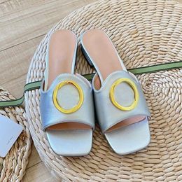 2023 Sandals designer sandals Women Brand Sandals Designer Slippers Macaron thick bottom non-slip soft bottom fashion New G Family High Heel Jelly Shoes