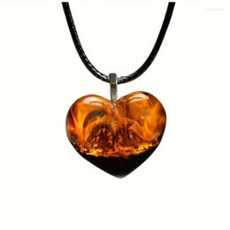 Pendant Necklaces Fashion Creative Empty Heart Shaped Necklace Anniversary Party Gift