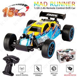 Electric/RC Car 24GHZ 120 Mini RC Car 15KMH High Speed Car Radio Controled Machine Remote Control Off Road Car Toys For Children Kids Gifts x0824 x0824