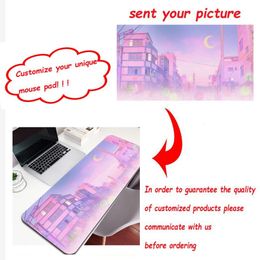 Mouse Pads Wrist Rests 900x400MM XXL DIY Anime Pad Landscape Mat Big XL Sexy Gamer Gaming Playmat Large Customised Desk Keyboard Mousepad 230823