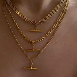 Chains Luxury Chain Necklace Pendant Open Jewellery Customised Gold Colour Fashion Charm Wholesale Gift Friends Women's