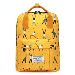 School Bags Fashion Women Canvas Backpacks Waterproof for Teenagers Girls Big Cute Laptop Backpack Mochilas 230823