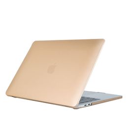 Matte Metal Colour Laptop Hard Case for New Macbook 13.3 Air Pro Touch Bar 15.4 Pro Retina Laptop Full Protective Cases