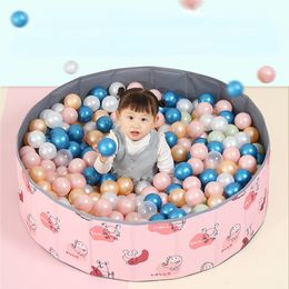 Baby Rail Children Ocean Ball Pool Pit Dry Folding Fence Tent Toys Baby Indoor Toys Ball Playpen For Boys Girls Kids Birthday Gifts 230823