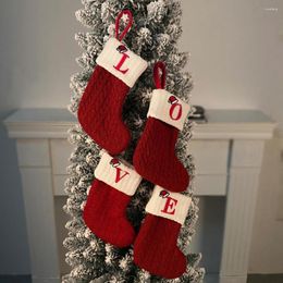 Christmas Decorations Eye-catching Decoration Easy To Hang Stocking Fine Workmanship Festive For Fireplace Family